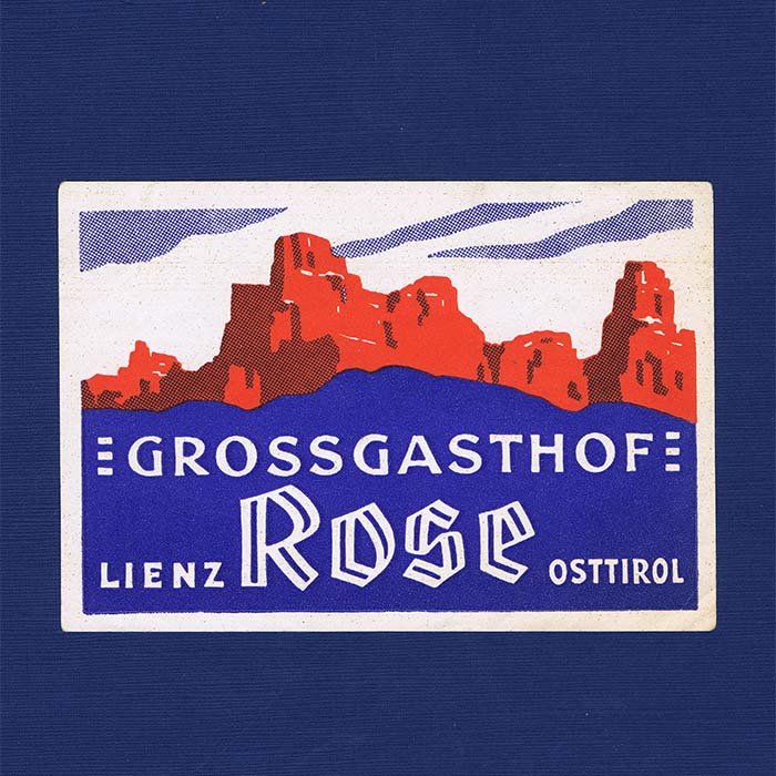 Grossgasthof Rose, Lienz - Osttirol, Kofferkleber