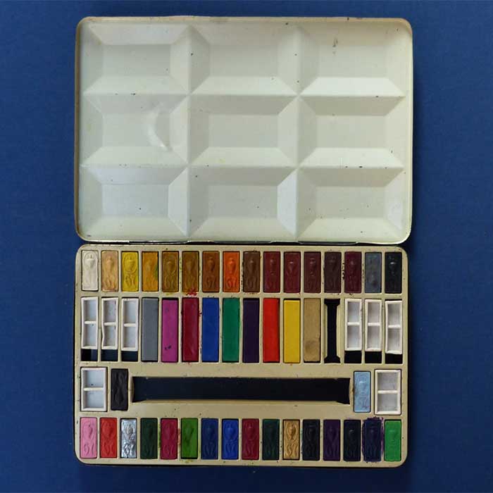 Farbmalkasten, Wasserfarben, painting box 