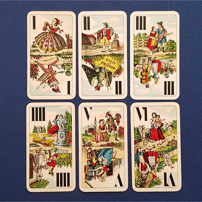 Tarock, Industrie und Glück, Spielkarten, Piatnik Wien