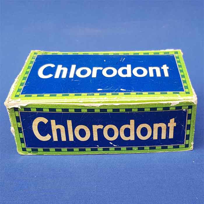 Chlorodont, Verkaufsbox, Karton, alt