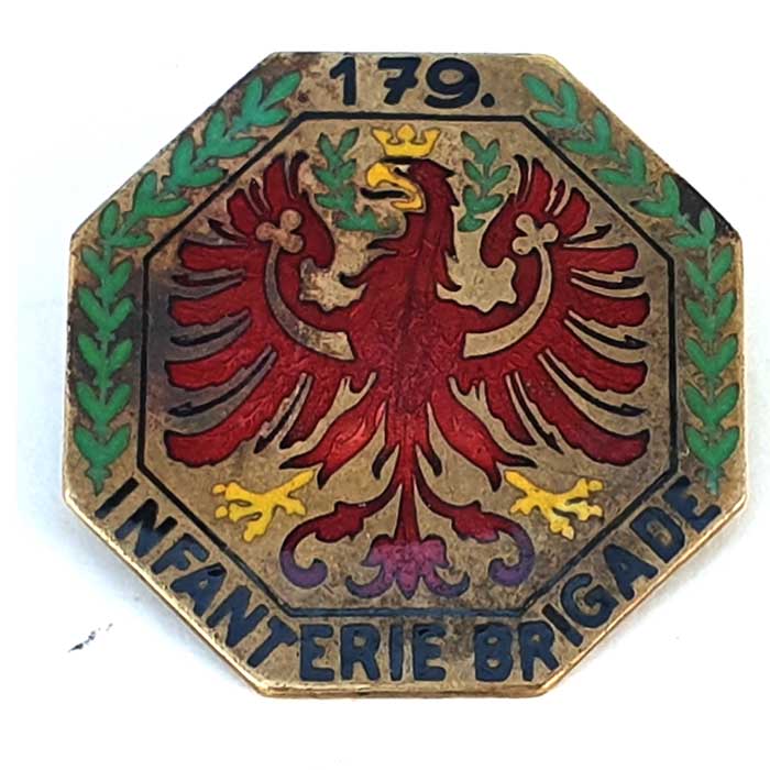 179. Infanterie Brigade, K.&K., Kappenabzeichen