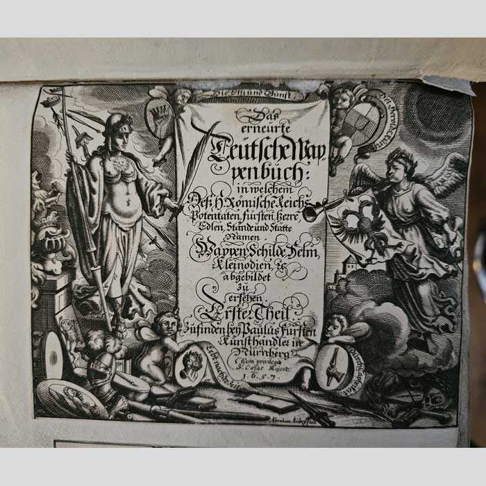 Das erneurte Deutsche Wappenbuch, 5 Teile, 1657