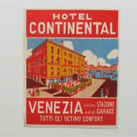 Hotel Continental, Venezia, Italien, Hotel-Label
