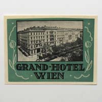 Grand-Hotel Wien, Hotel-Label