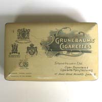 Grunebaums' Cigarettes, London