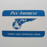 Pan American Airlines, Fluglinie, Label