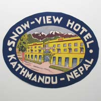 Snow-View Hotel, Kathmandu, Nepal, Hotel-Label