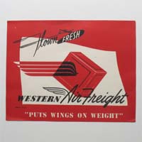 Western Air Freight, Label