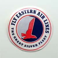 Eastern Air Lines, Silver Fleet, Fluglinie, Label