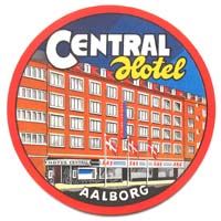 Central Hotel, Aalborg, Dänemark, Hotel-Label