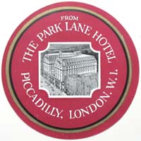 Park Lane Hotel, Picadilly, London, England