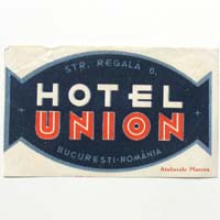 Hotel Union, Bukarest, Rumänien, Hotel-Label