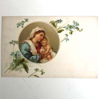 Maria mit Jesuskind, Ansichtskarte