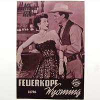 Feuerkopf von Wyoming, Filmprogramm, 1955