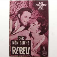 Der königliche Rebell, Filmprogramm