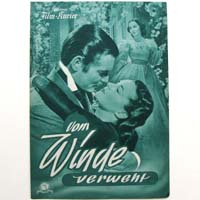 Vom Winde verweht, Vivien Leigh, Filmprogramm