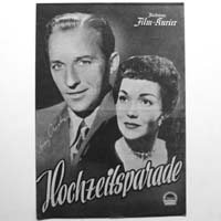 Hochzeitsparade, Bing Crosby, Filmprogramm