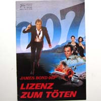 James Bond, 007: Lizenz zum Töten, Filmprogramm