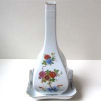Kaiser Porzellan, Vase mit Untersetzer, Kanton