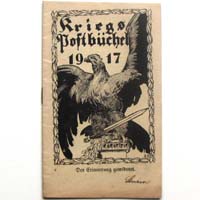 Postbüchel aus dem Jahr 1917, Kriegspostbüchel