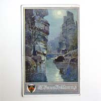 Edmundsklamm, Dt. Kulturverband, alte Ansichtskarte