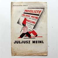 Julius Meinl, Polen, Winterpreisliste 1930/1931
