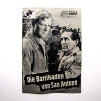Die Barrikaden von San Antone, Filmprogramm