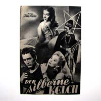 Der silberne Kelch, Paul Newman, Filmprogramm