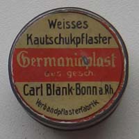 Germaniaplast, weisses Kautschukpflaster, Minidose