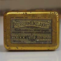 Dose - Pfeffermünzlakritz - Wien - um 1900