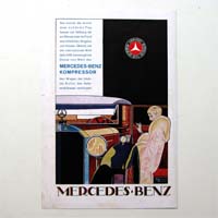 Mercedes-Benz, Werbegrafik, Edward Cucuel, 1928