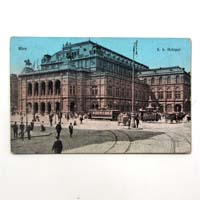 Wien, k. k. Hofoper, Staatsoper, alte Ansichtskarte