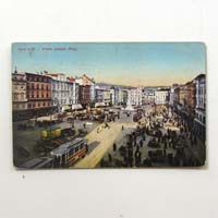 Linz, Franz Joseph Platz, alte Ansichtskarte