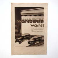 Wanderer, Errell, alte Werbegrafik, 1929
