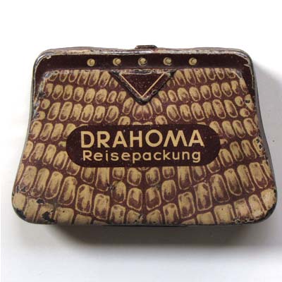 Drahoma Reisepackung, kl. Dose, originelle Form