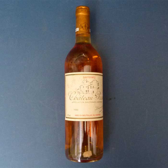 Chateau Prost, Bordeaux, Sauternes, 7 Flaschen, 1988