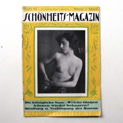Schönheits-Magazin, 1927, alte Frauen - Zeitschrift