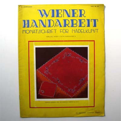 Wiener Handarbeit, Nr. 93, 1934, Schnittmusterbogen