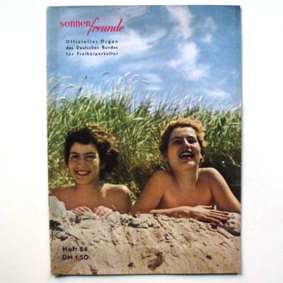 Sonnen-Freunde, erotisches FKK-Heft, Heft 34, um 1950