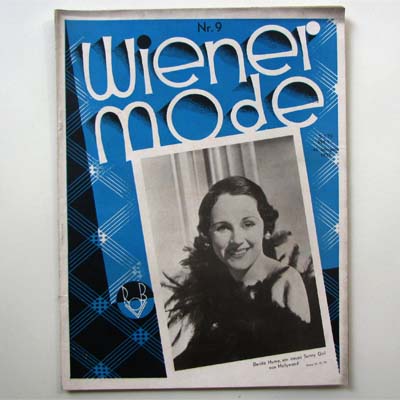 Wiener Mode, Mode-Darstellungen, 1933