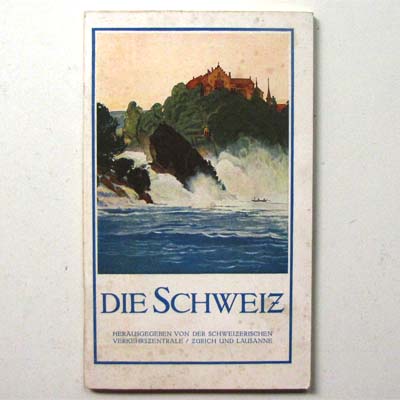 Die Schweiz, Reiseführer, 1929