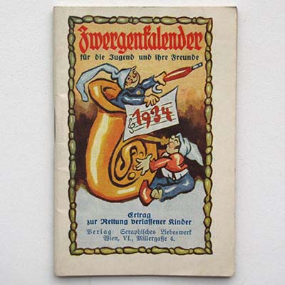Zwergenkalender, Seraphisches Liebeswerk, 1934