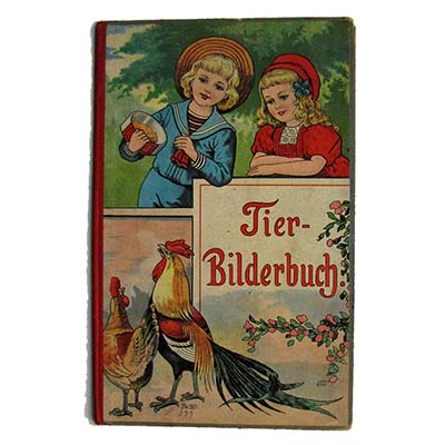 Tier - Bilderbuch, wunderschöne Lithos, um 1905