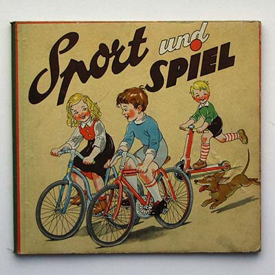 Sport und Spiel, Kinder-Bilderbuch, 50er Jahre