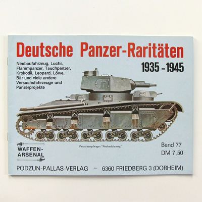 Deutsche Panzer Raritäten 1935-1945, Podzun, M. Sawo