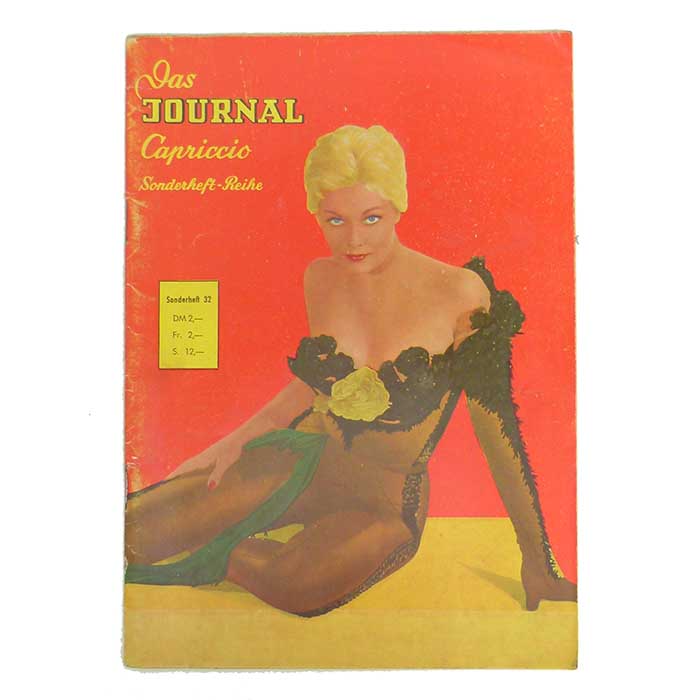 Das Journal Capriccio, Erotik-Zeitschrift, 1958
