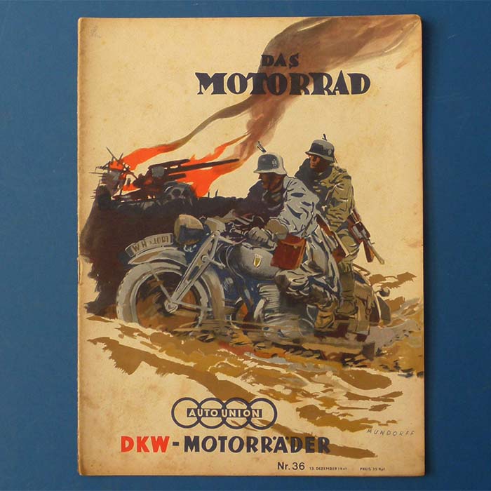 Das Motorrad, Zeitschrift, 2. Weltkrieg, 1941