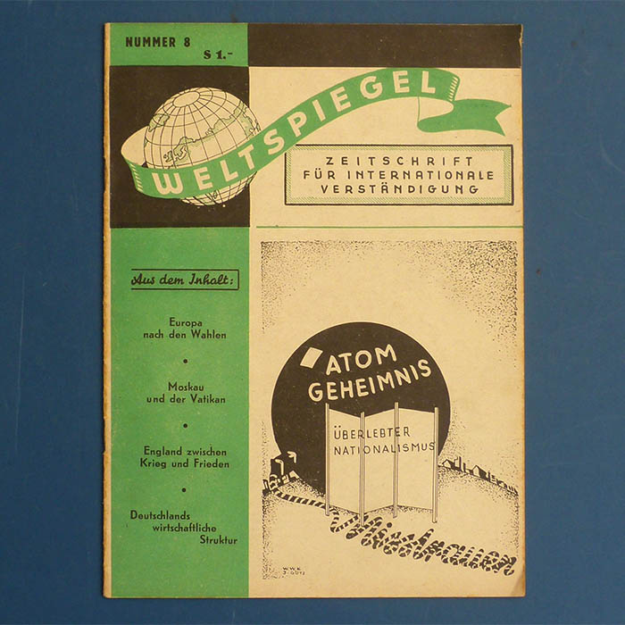 Weltspiegel, Zeitschrift für intern. Verständiung, 1946