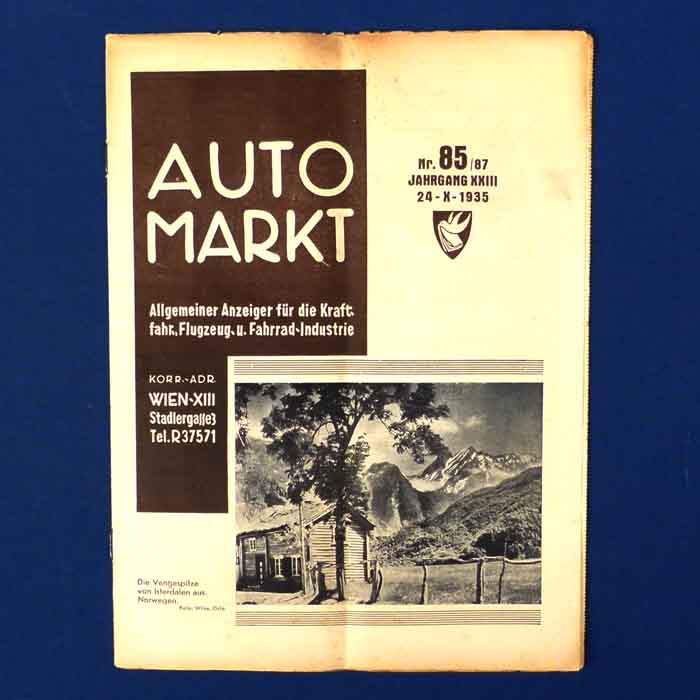 Auto-Markt, Zeitschrift, Motorsport, 1935