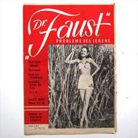 Dr. Faust, alte Erotik-Zeitschrift, Benda, 1949